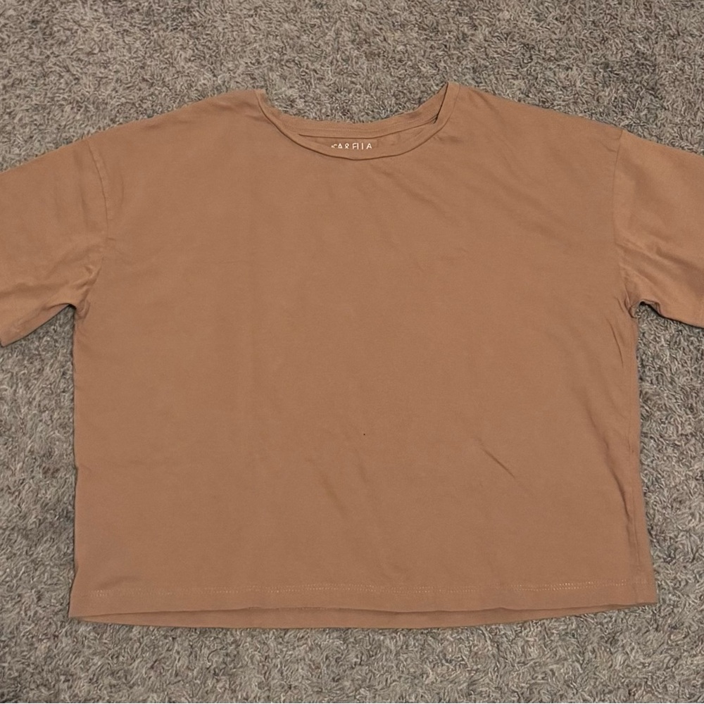 Brown Cotton Tee